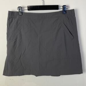 WOOLRICH Gray Taupe Athletic Skort - Size L